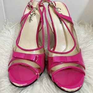 Lady Studio Bow Peep Toe High Heels